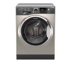 HOTPOINT  Smart RSG845JGX Washing Machine - Graphite